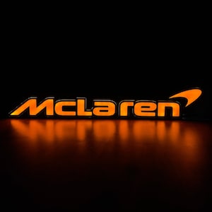 McLaren F1 LED Sign | Racing Team | Display Shelf