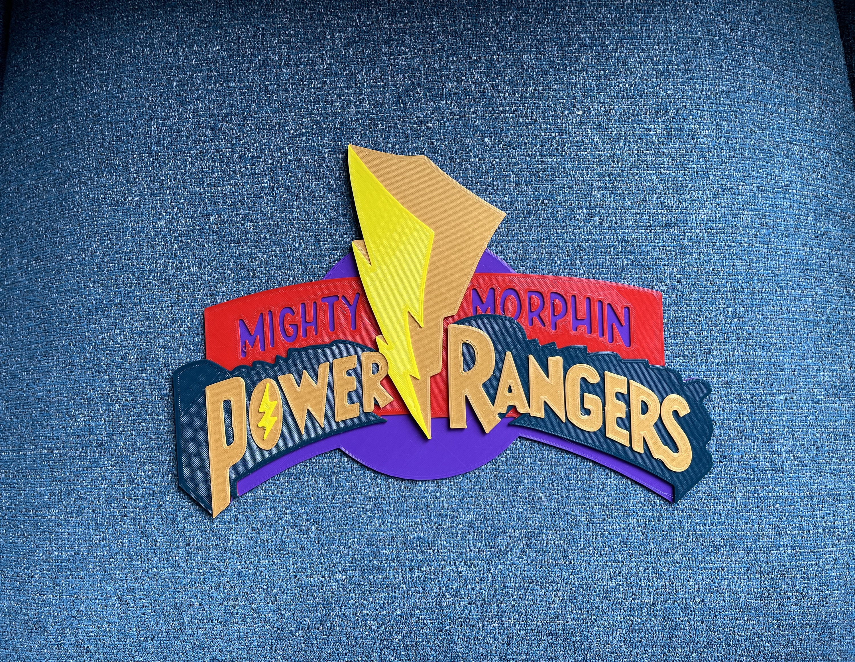 Power Rangers Sign | Retro Logo | Fridge Magnet - Etsy