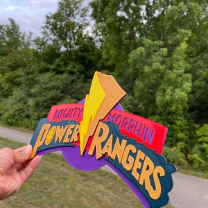 Power Rangers Sign | Retro Logo | Fridge Magnet - Etsy