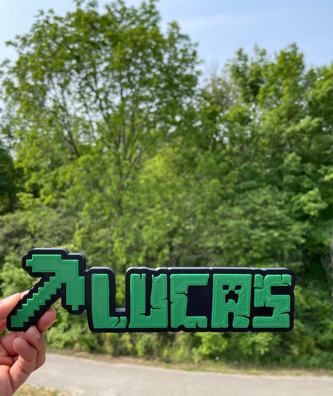 Custom Minecraft Name Signs | Keychains | Magnets | LED - Etsy