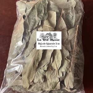 Hojas De Aguacate Secas Avocado Leaves Dry From Mexico