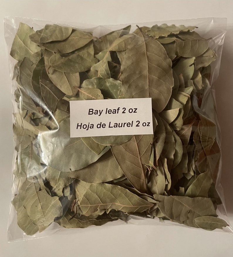 Bay Leaves Hoja De Laurel 3 Oz. Whole Dried Leaf Free Shipping Etsy
