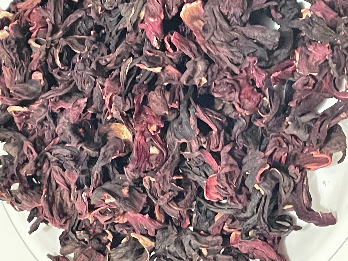 Premium Dried Hibiscus Flower Flor De Jamaica 12 Oz. Etsy