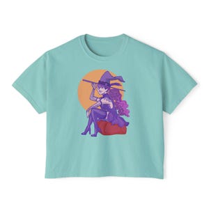Witchy Pinup Boxy Tee