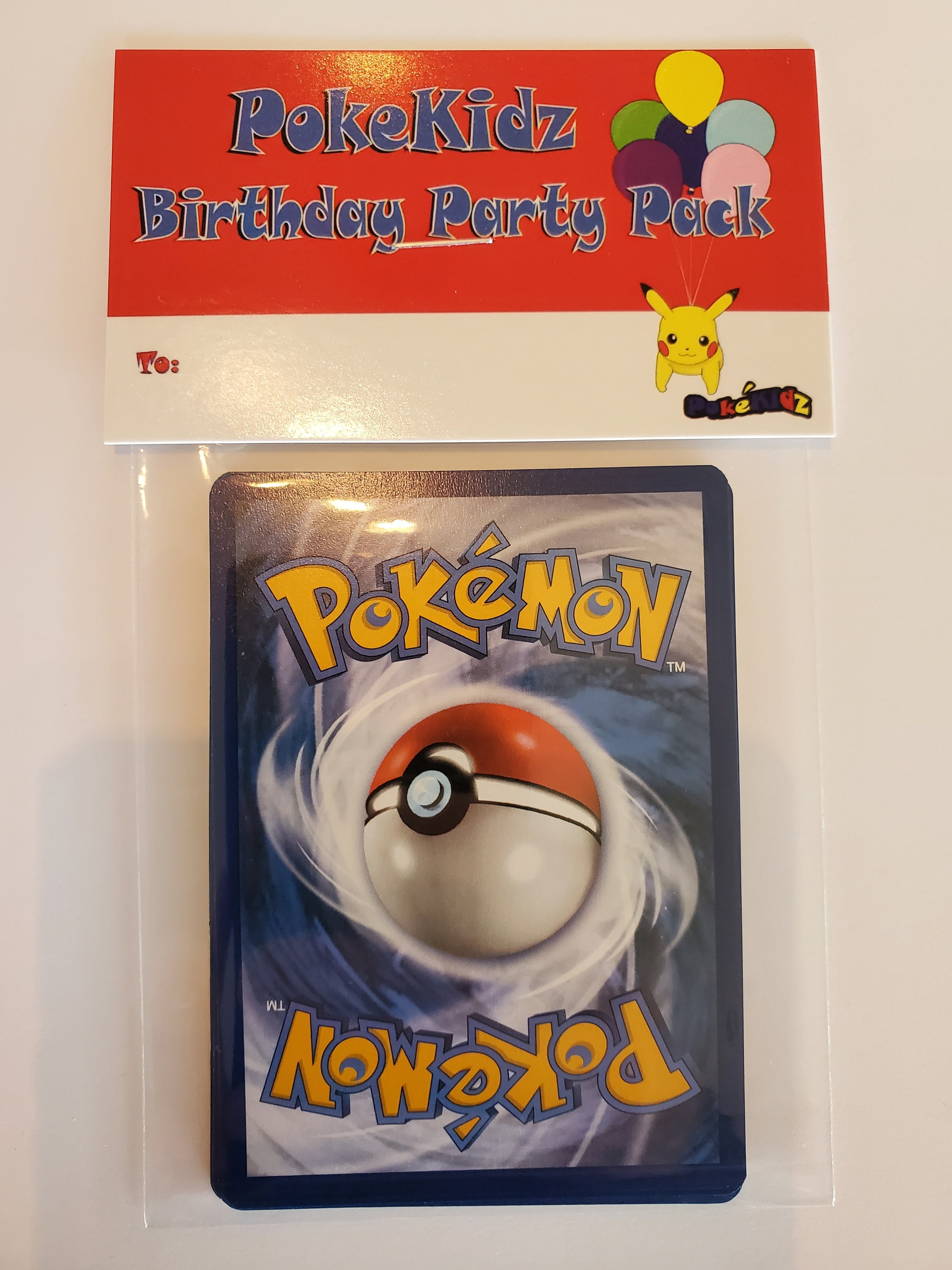 10 Pack Pokemon Birthday Party Favor & Birthday Gift Bundle (10 Five Card  Pokemon Birthday Packs) - Etsy