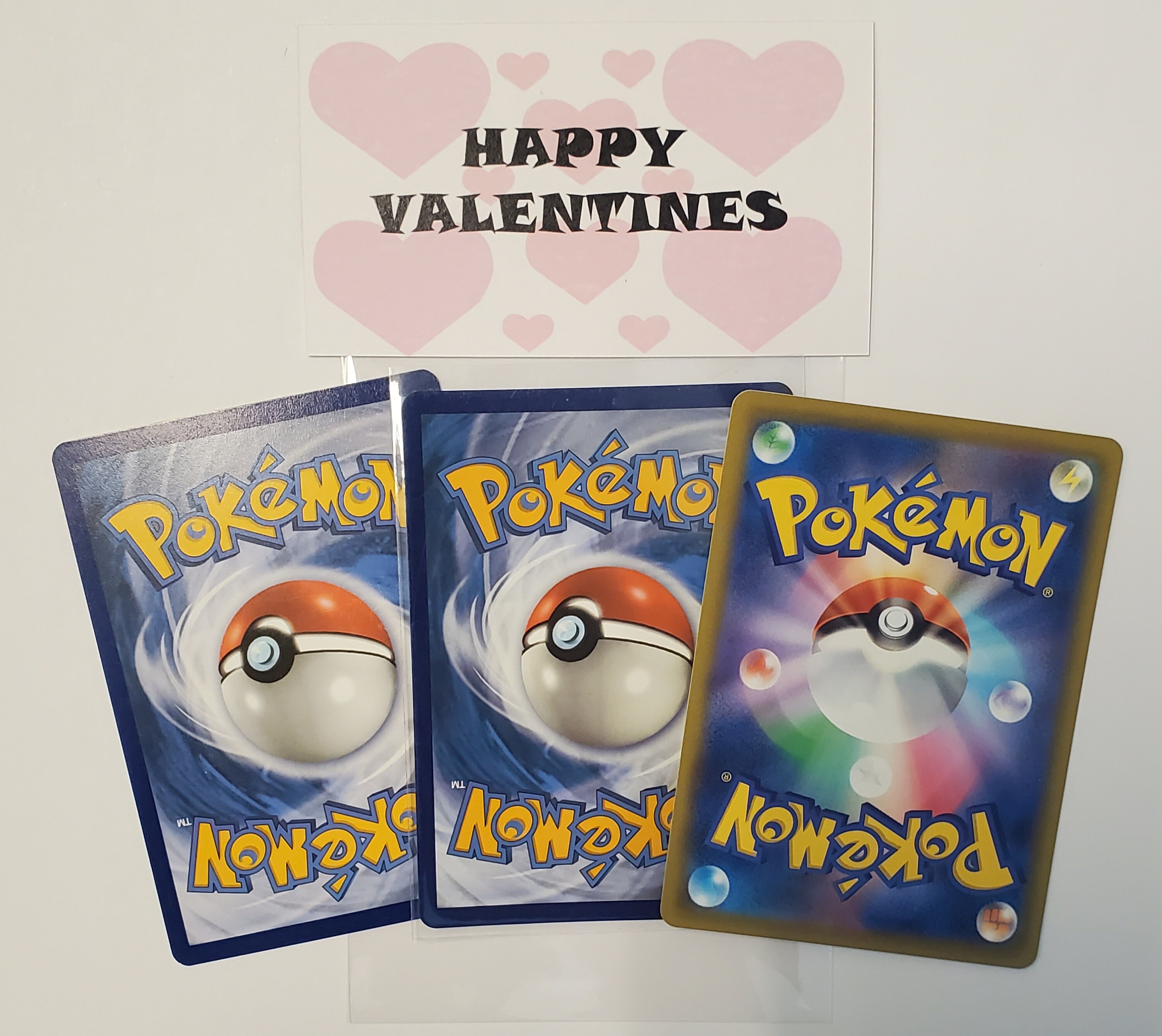 10 Pack Valentines Pokemon Card Packs Bundle 10 Three Card Pokemon Valentines Packs - Etsy