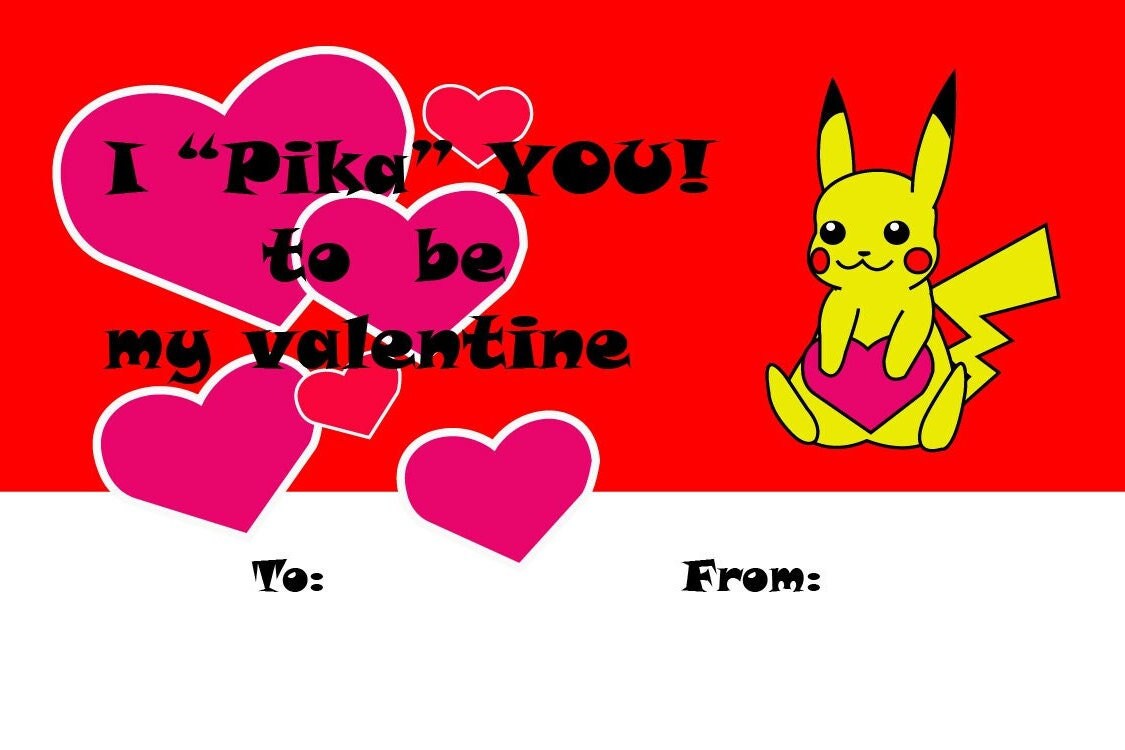 10 Pack Valentines Pokemon Card Packs Bundle (10 Four Card Pokemon  Valentines Packs) - Etsy
