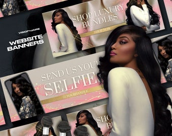 Banner per siti Web, banner per siti Web fai-da-te, banner Web, banner Web fai-da-te, modelli canva, banner Web glam, banner per siti Web modello