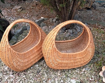 Handgemaakte handtas van wilgenhout | Geweven rieten portemonnee | Natuurlijke mandtas | Boho zomertas | Ambachtelijke wilgentas