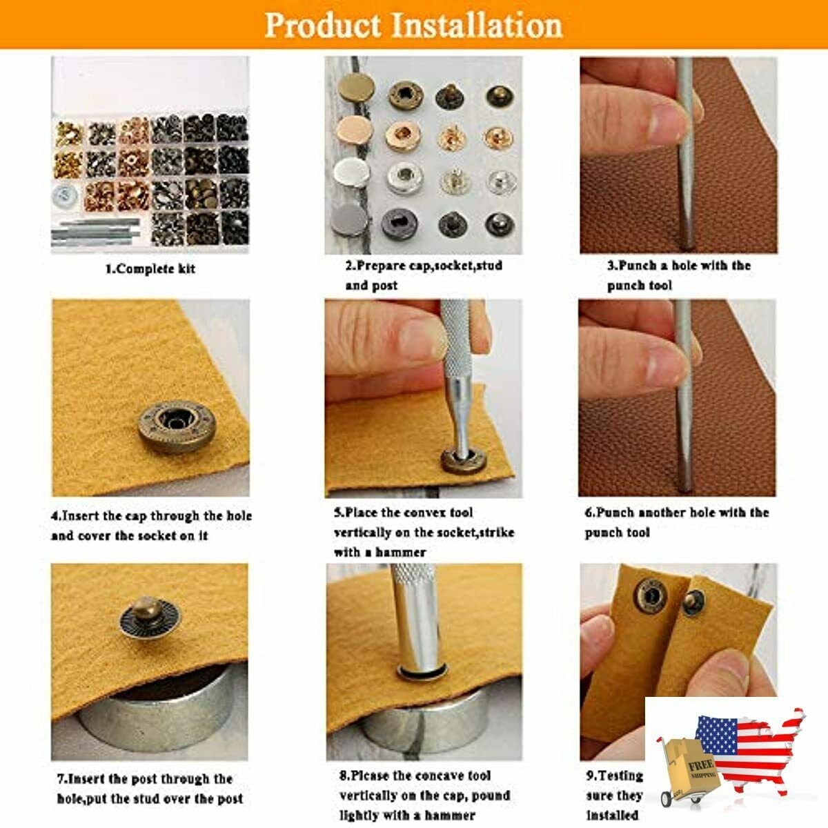 Leathercraft Tool Working Kit 428 Pieces With an Instructions Etsy