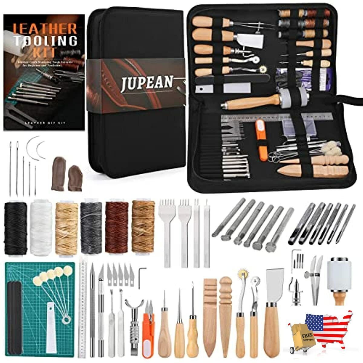 Leathercraft Tools 18piece Set Kit Leather Working Project -  Norway