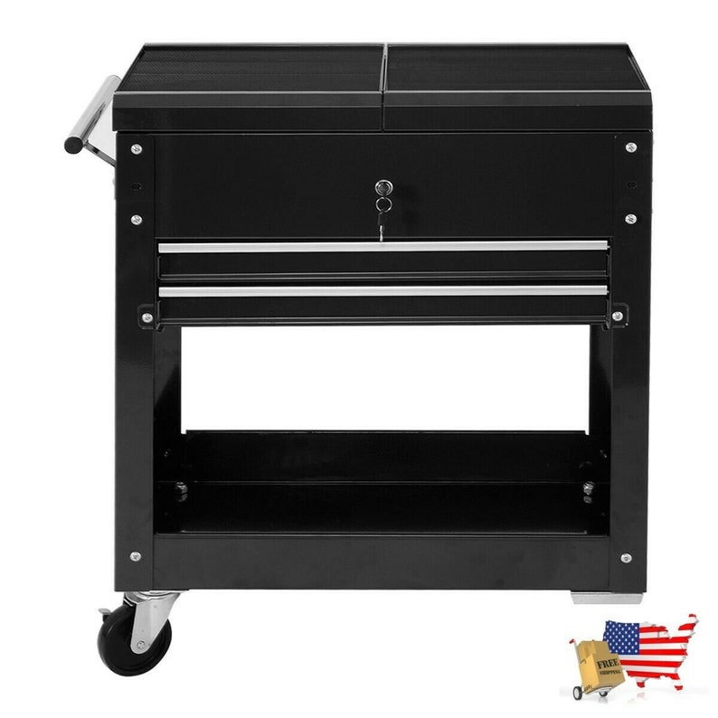 Tool Cart Rolling Mechanics Slide Top Utility Storage Etsy