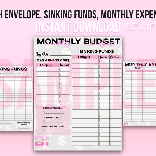 Ipad Budget Planner Digital Budget Planner 20222023 Etsy