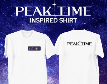 PEAK TIME Shirt Name Tag Inspired Vanner Masc Team 24 Dkb Bae173 Mont Kpop Concert T-Shirt