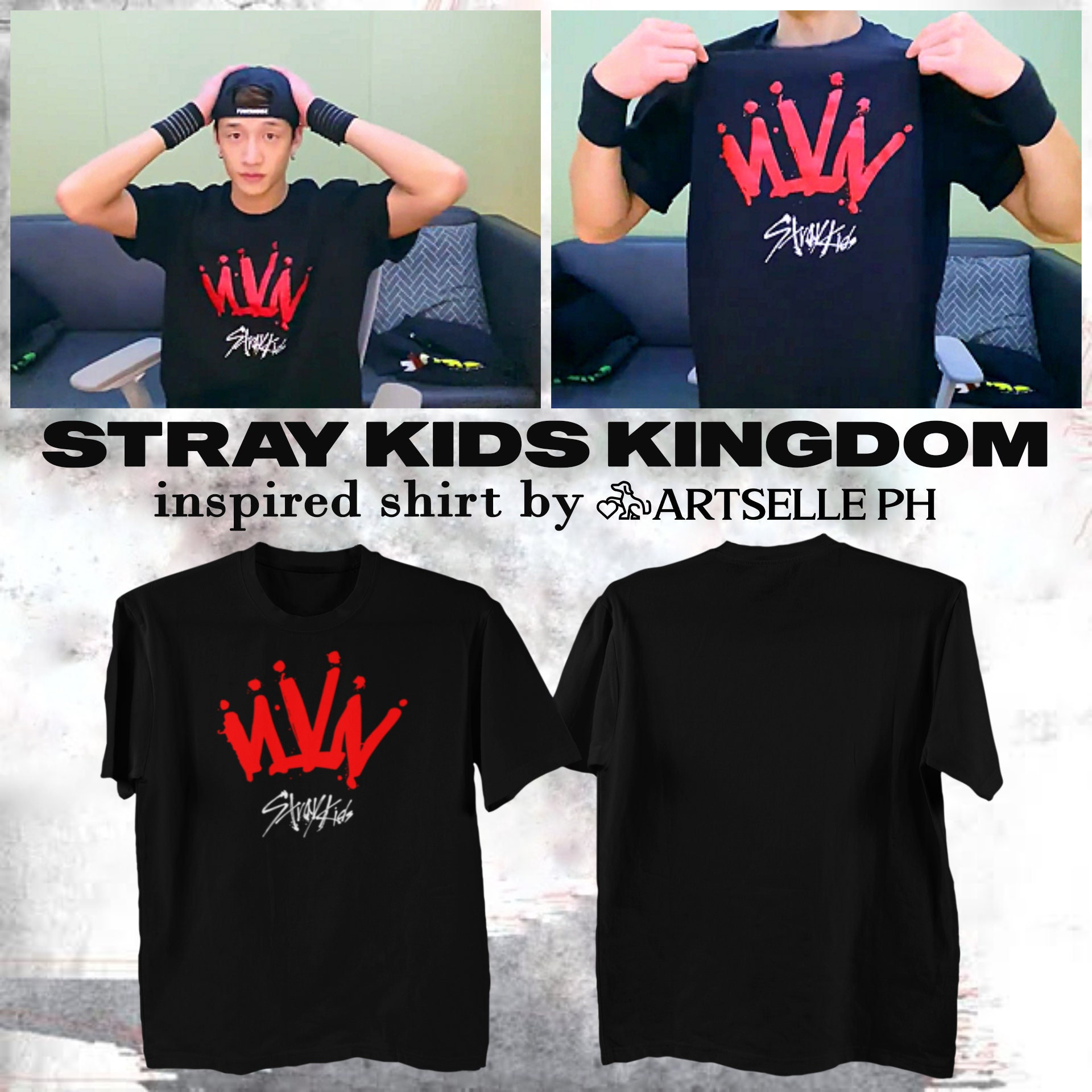 Stray Kids シャツ SKZ Kingdom Tシャツ インスパイア Kpop T