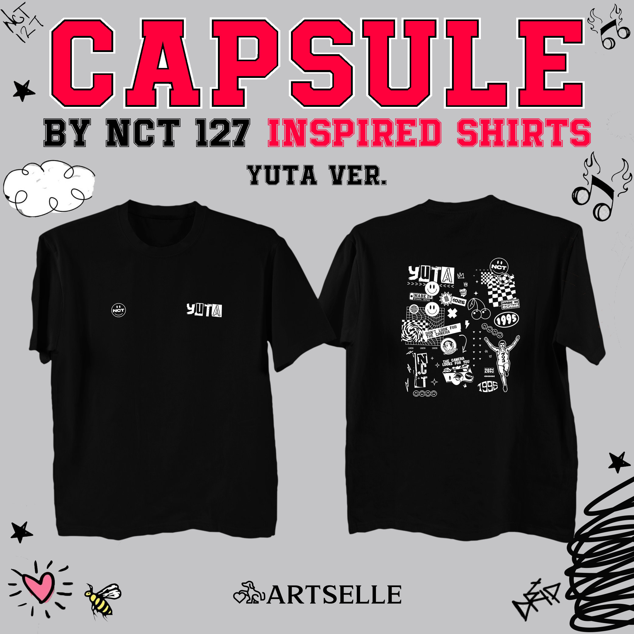 NCT 127 Capsule Shirt Inspired K-POP T-shirt - Etsy