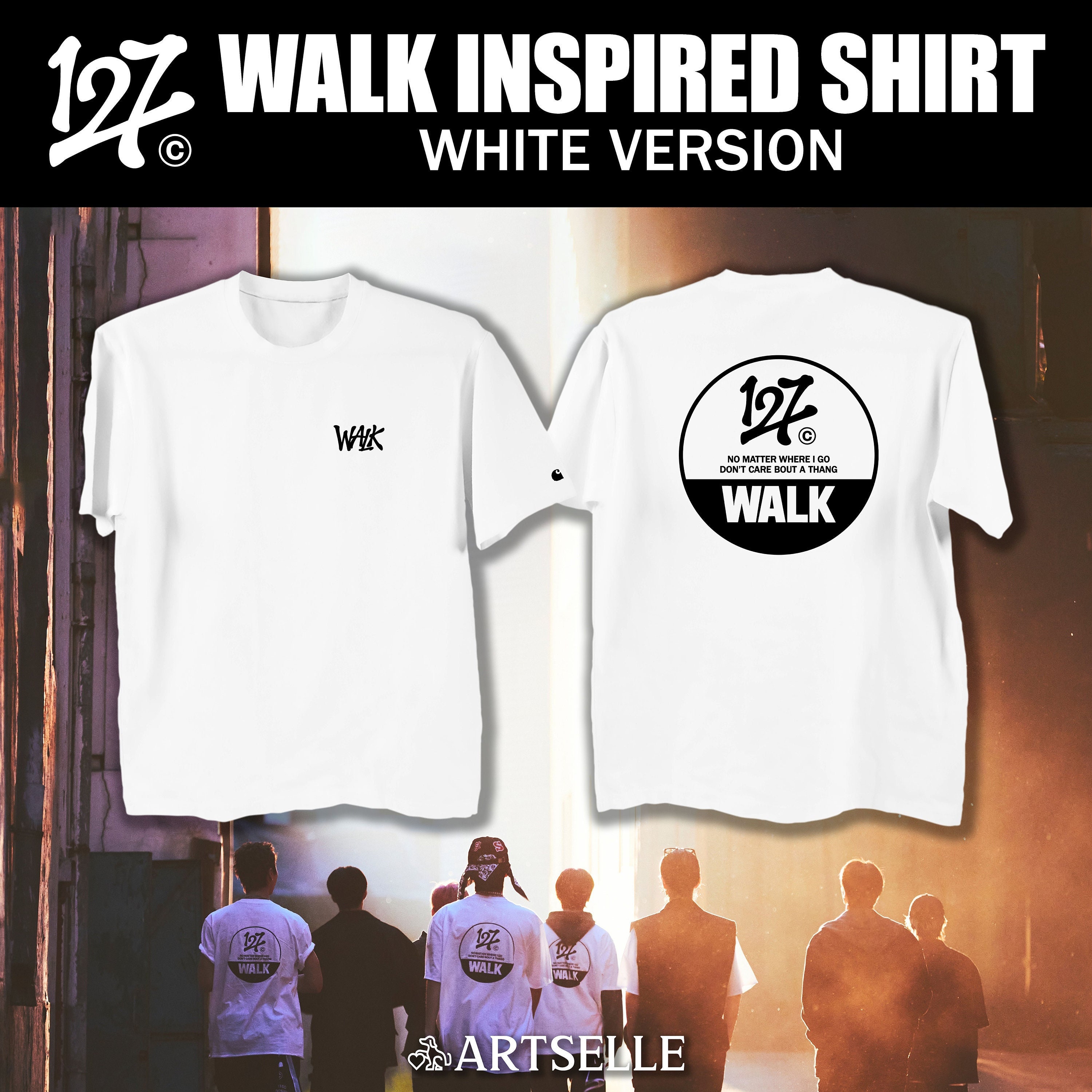 【2024年最新】海外限定の人気アイテム NCT 127 Etsy - Tee Concert KPOP Inspired WALK Shirt K-POP/アジア