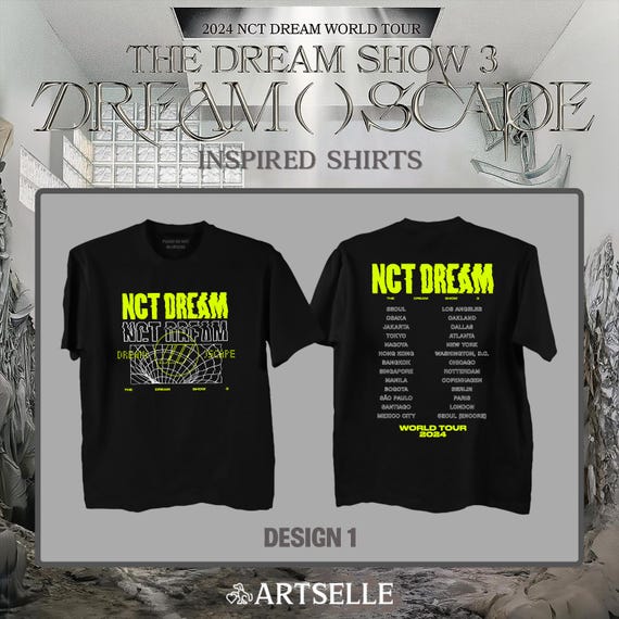 NCT Dream Shirt TDS3 the Dream Show 3 T-shirt in LATAM Latin