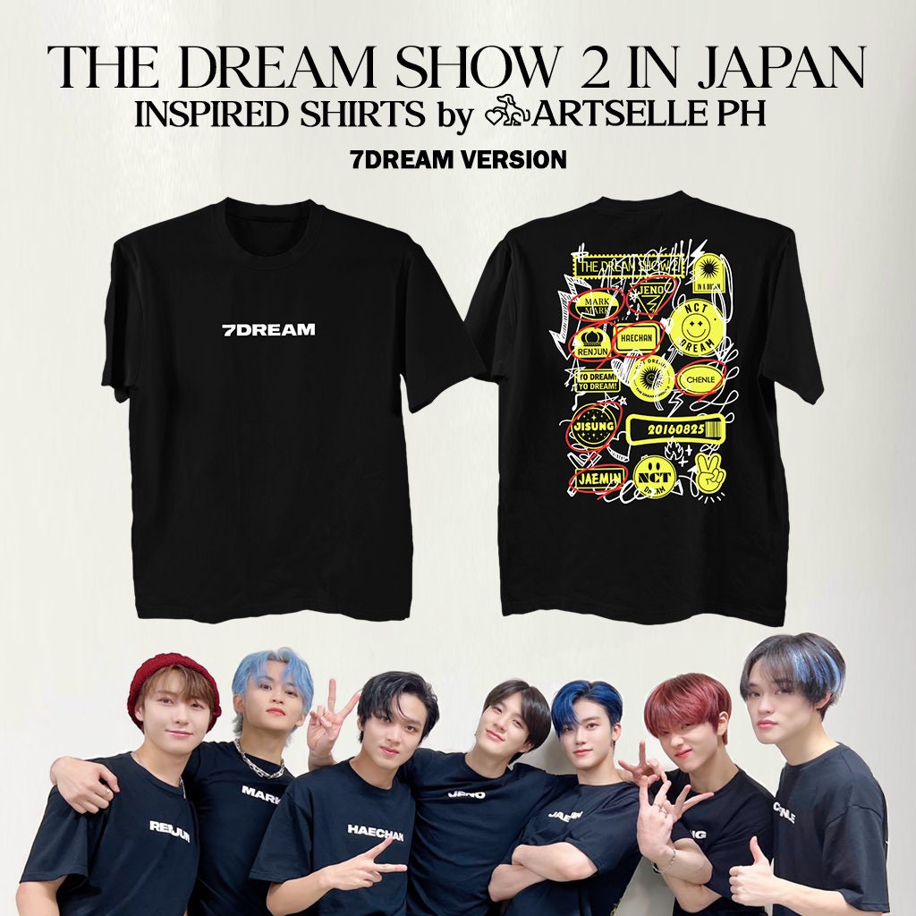 NCT Dream Shirt TDS2 T Shirt The Dream Show 2 T-Shirt in Japan NCT Dream Shirt TDS2 T Shirt The Dream Show 2 T-Shirt in Japan