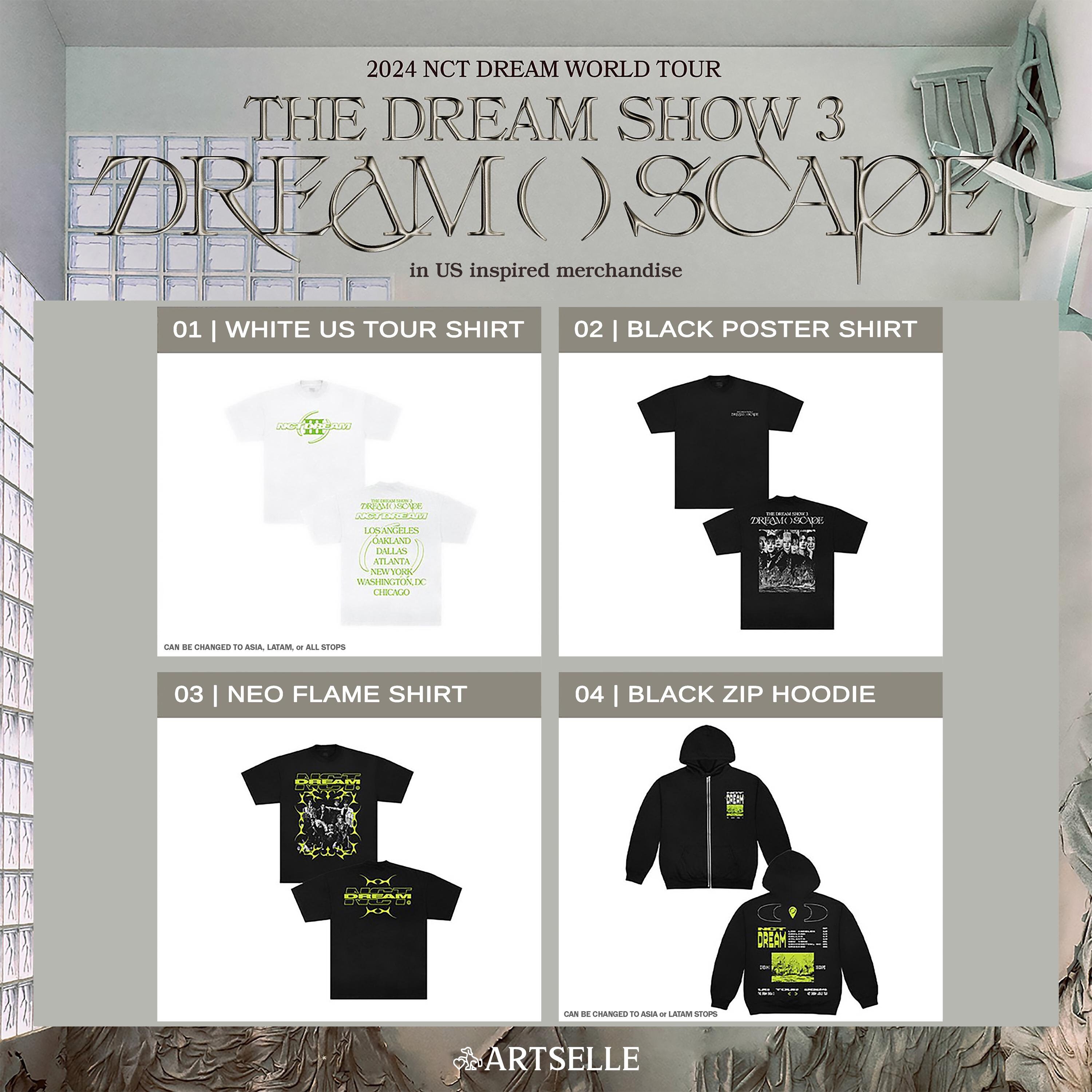 セール 登場から人気沸騰 NCT Dream Shirt and Hoodie TDS3 the Dream Show 3 in US アイドルグッズ