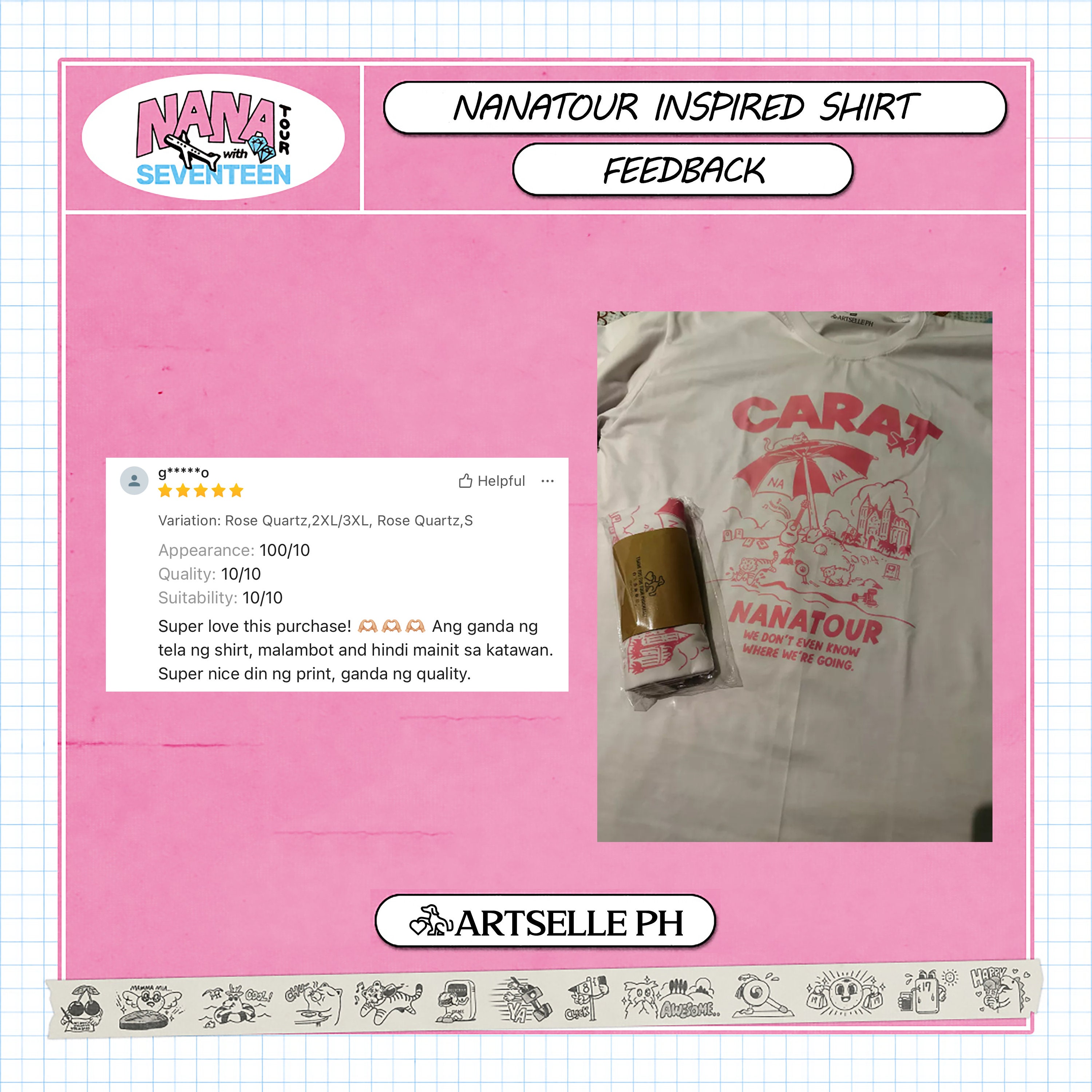 NANA TOUR エスクプス　Tシャツ　Italy ver NANA TOUR with SEVENTEEN Official Merch (Italy Ver) | Kgifts