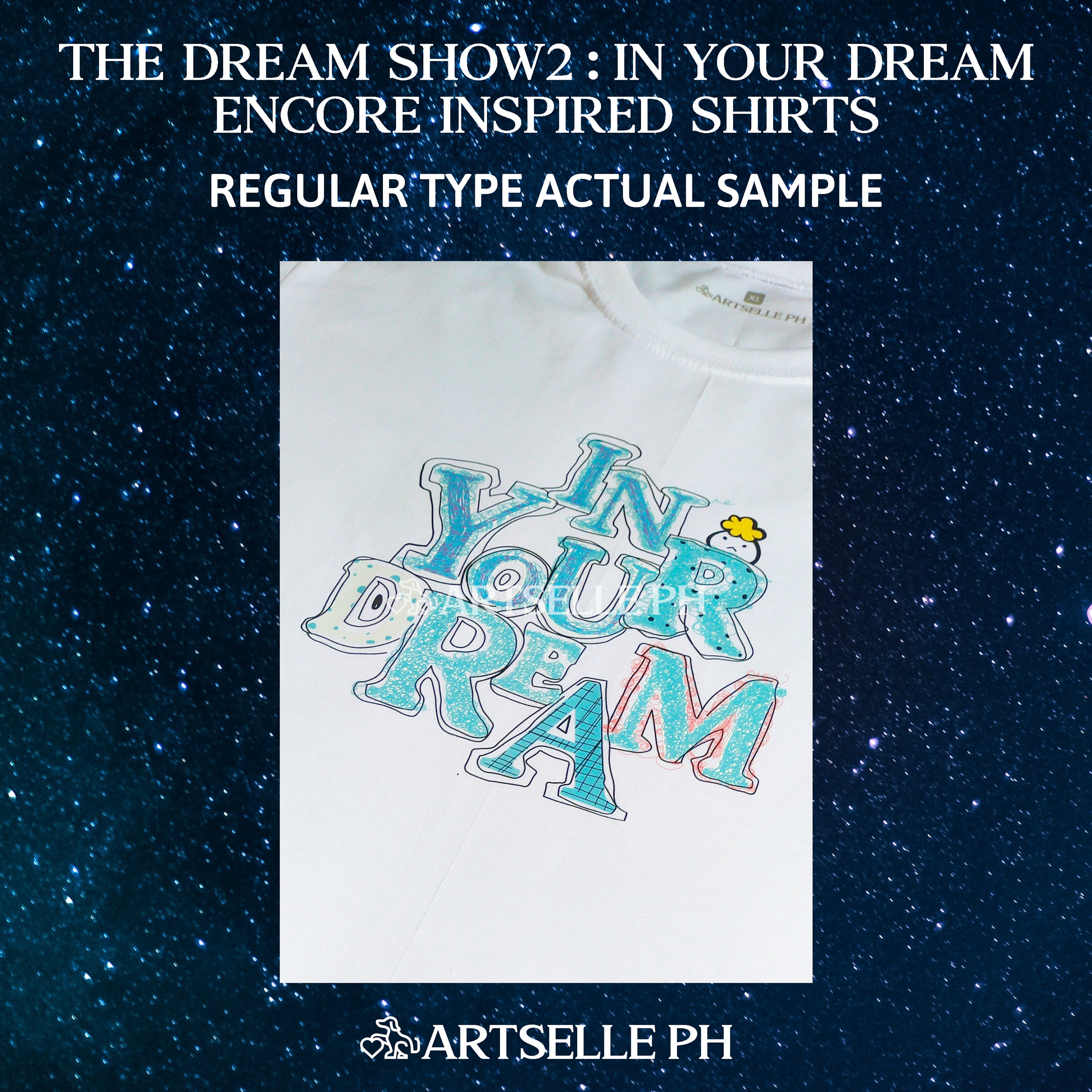 NCT DREAM ドリショ4 Tシャツ ヘチャン NCT Dream HAECHAN in Your Dream Encore Shirt Embossed TDS2 T