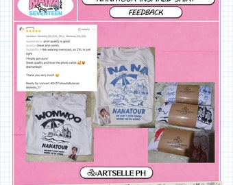 SEVENTEEN Nana Tour Italy Inspired Shirt Carat Version MD