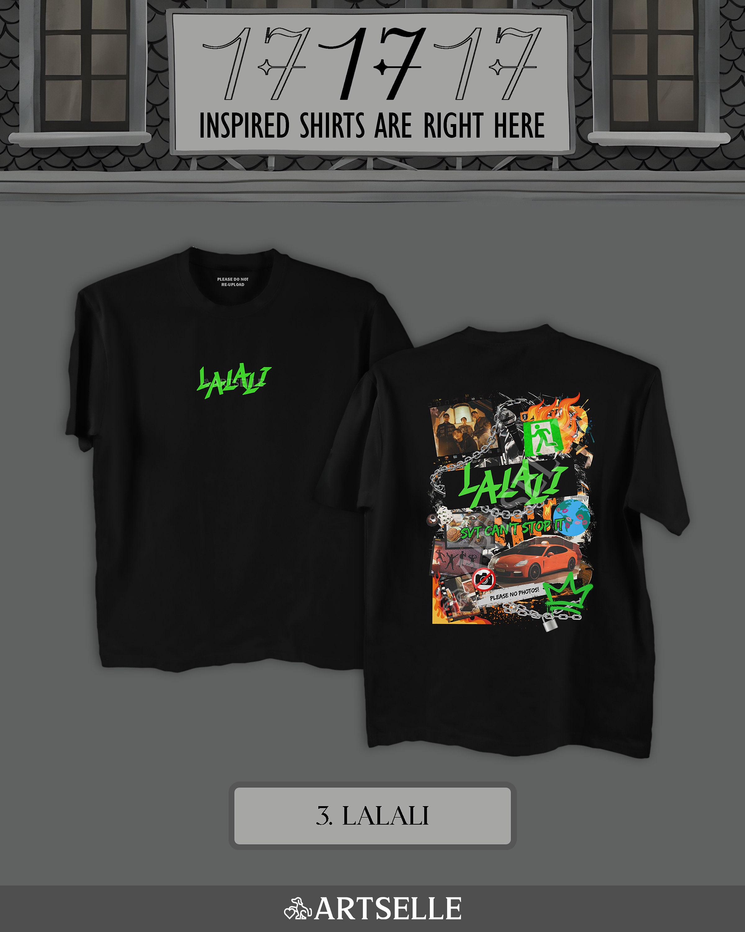 SEVENTEEN RIGHT HERE Tシャツ ブラック SEVENTEEN - RIGHT HERE WORLD TOUR IN JAPAN OFFICIAL MERCH