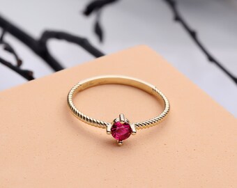 Freedom Fashion Stylish Stackables with Ruby Crystal Ring Freedom Fashion Stylish Stackables with Ruby Crystal Ring