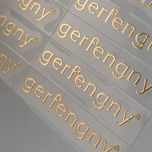 Aangepaste uv-overdrachtsticker, gepersonaliseerde 3D metallic stickers,aangepast logo bedrijfslabels metalen sticker geschenkdoos houten sticker glazen fles