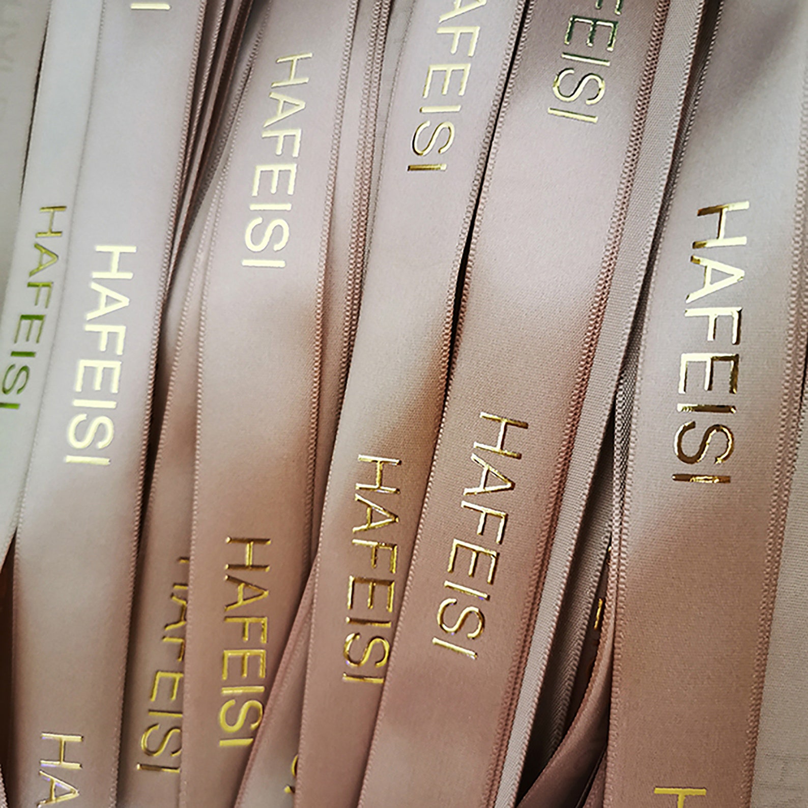 Personalized Hot Stamping Ribbon Printed With Your Logo Gold Etsy