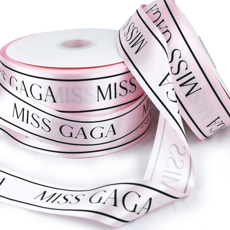 Personalized Satin Ribbon Printed With Your Logo for Gift Etsy