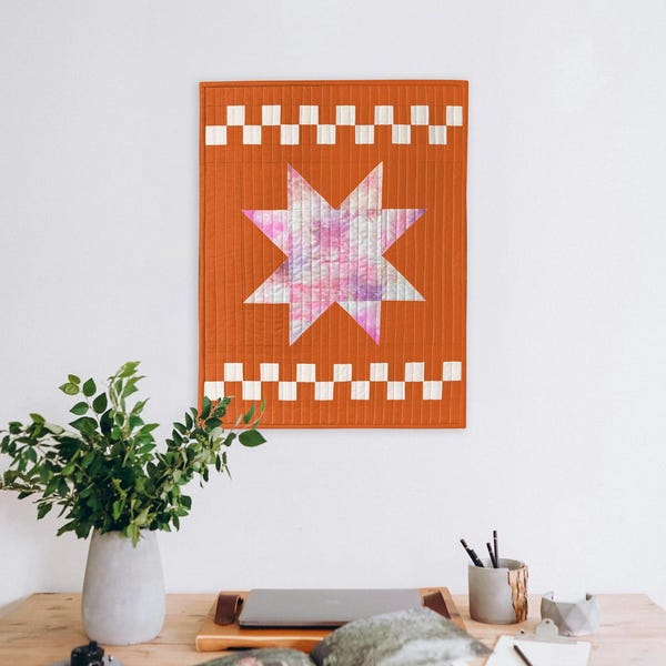 Modern Quilt Wall Hanging - Etsy