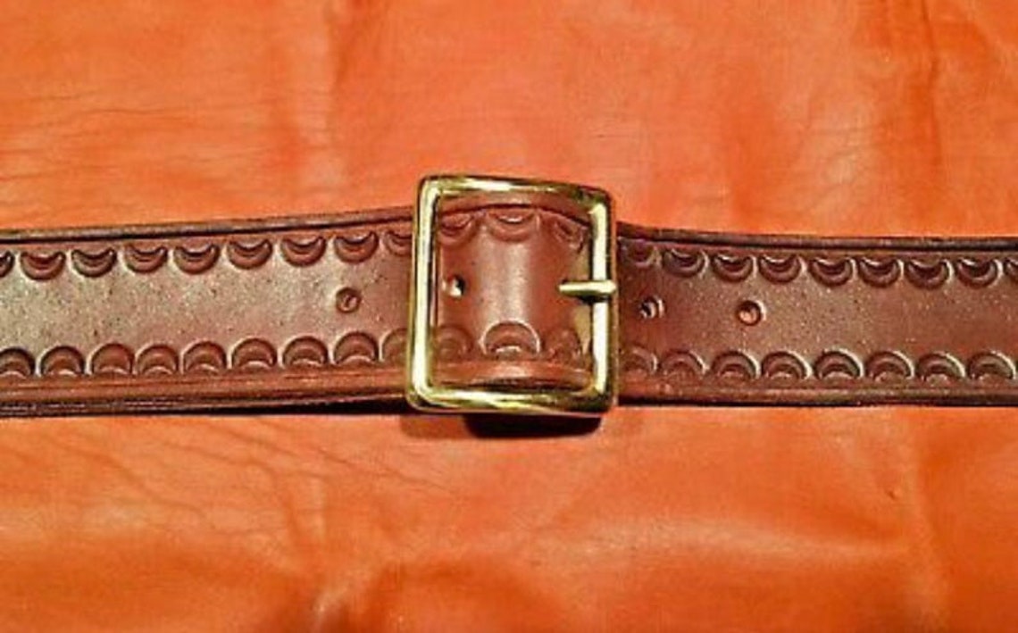 Genuine real leather belts Made in USA brass buckle custom Etsy