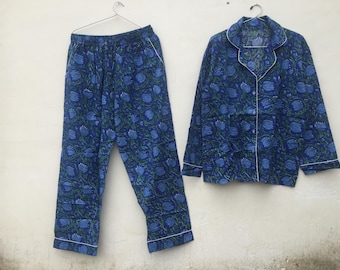 Floral Cotton Pajama Set: Women's Summer Sleepwear Gift