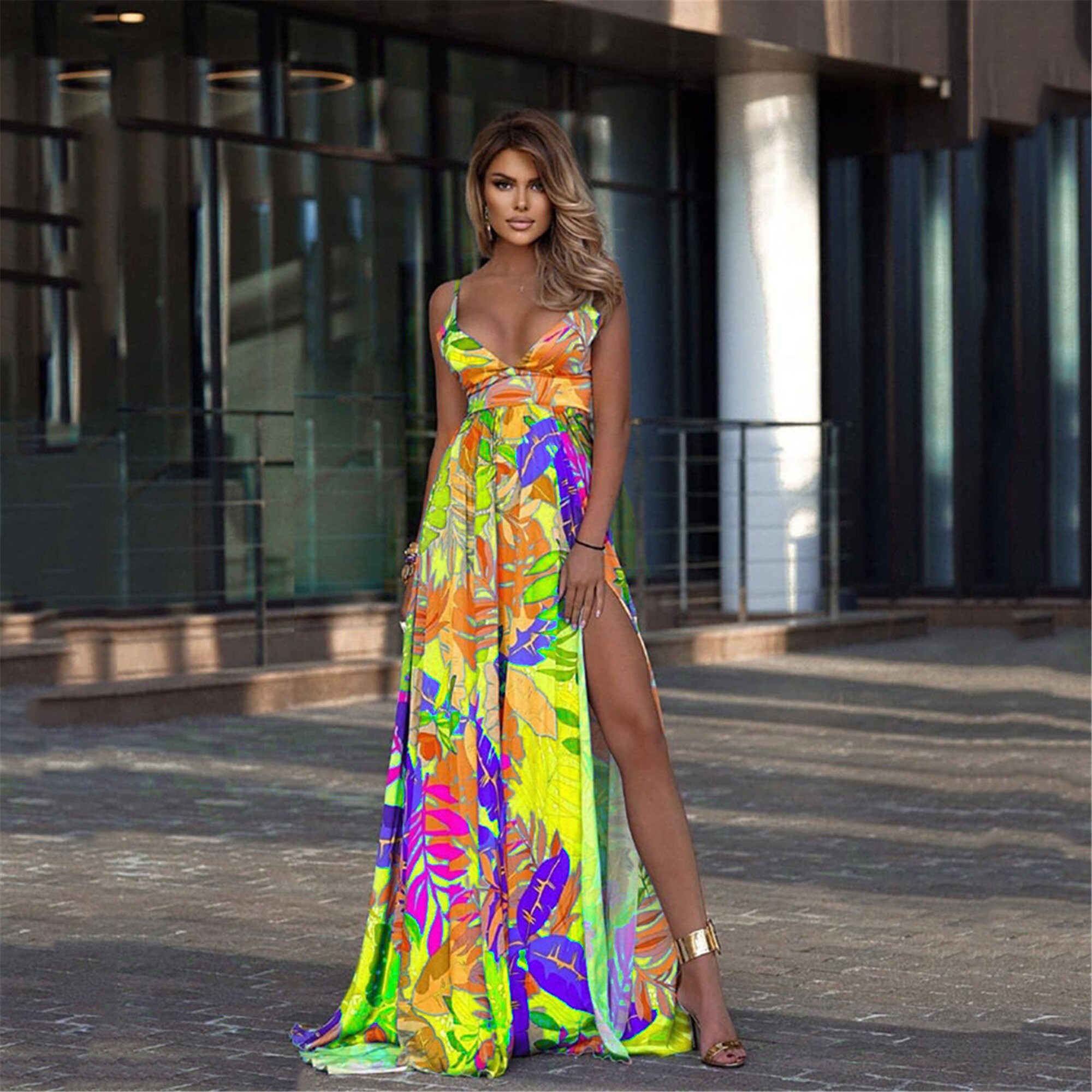 boho maxi kleid