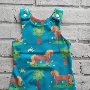 Pony shortie Dungarees, Pony rompers, kids horse/pony clothes, children&#39;s clothes, Rompers for kids, Horses and Ponies, baby dungarees,