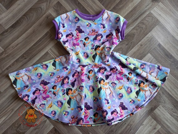 princess twirly dresses Princess Twirl Rainbow Tulle Ruffle Dress Purple / 8