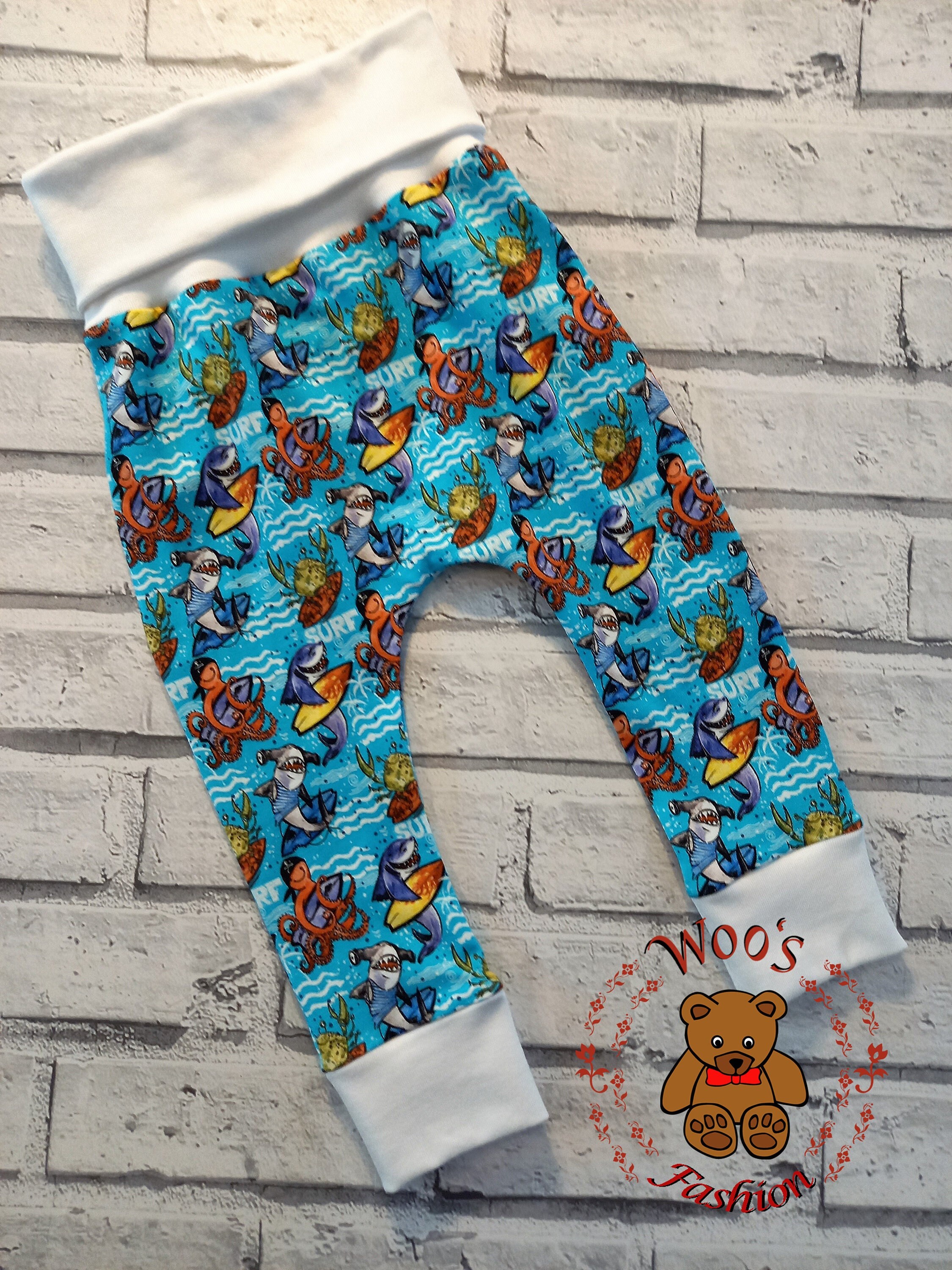 peuters Joggingbroek in Biologisch Katoen Geel Gebreide broek voor kinderen Kleding Unisex kinderkleding Unisex babykleding Broek Groenblauw wild fin Groen Marineblauw Roze baby's Bruin 