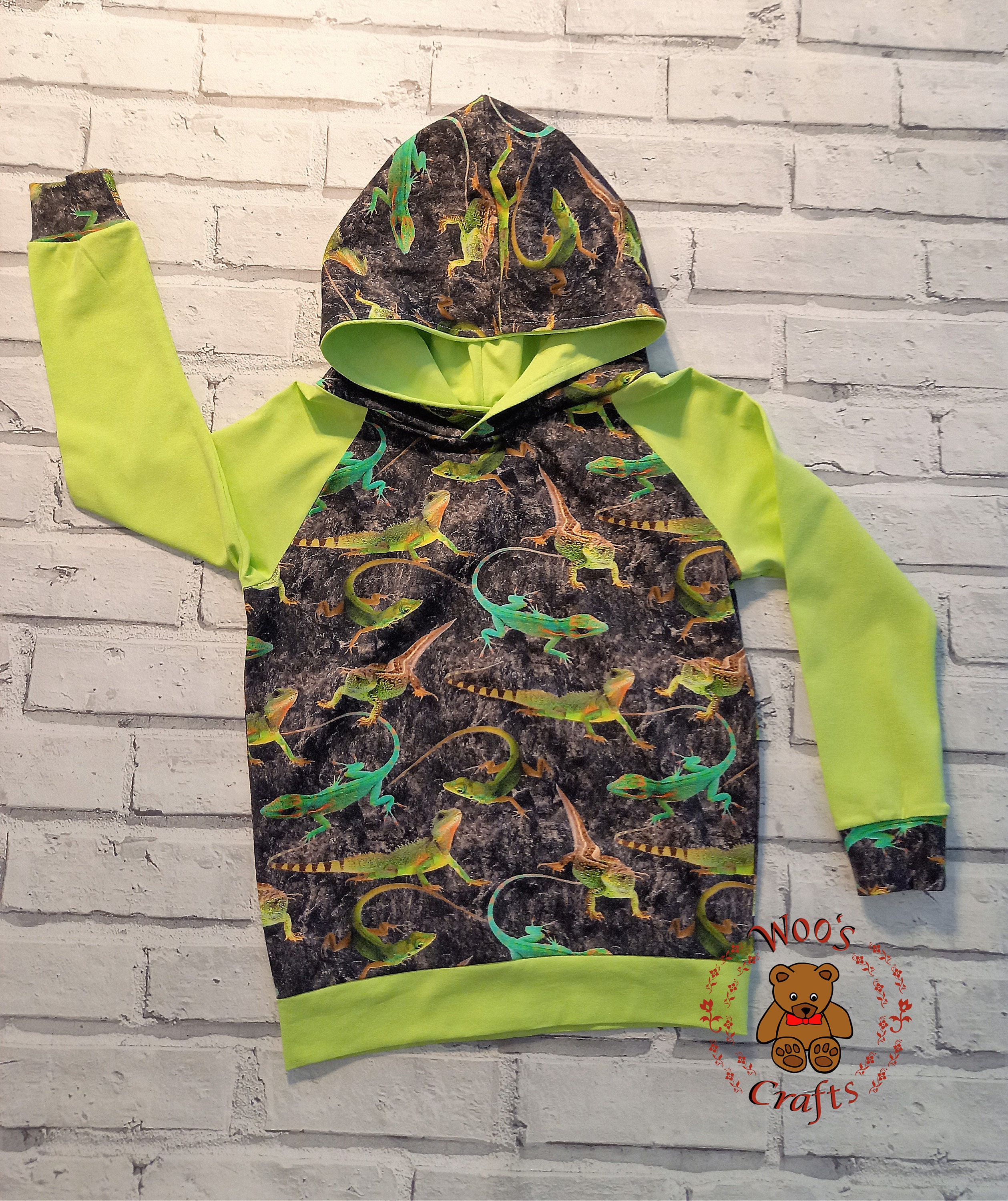 Lizard Hoodie Gecko Hoodie Boy's Hoodie Lizard Etsy UK