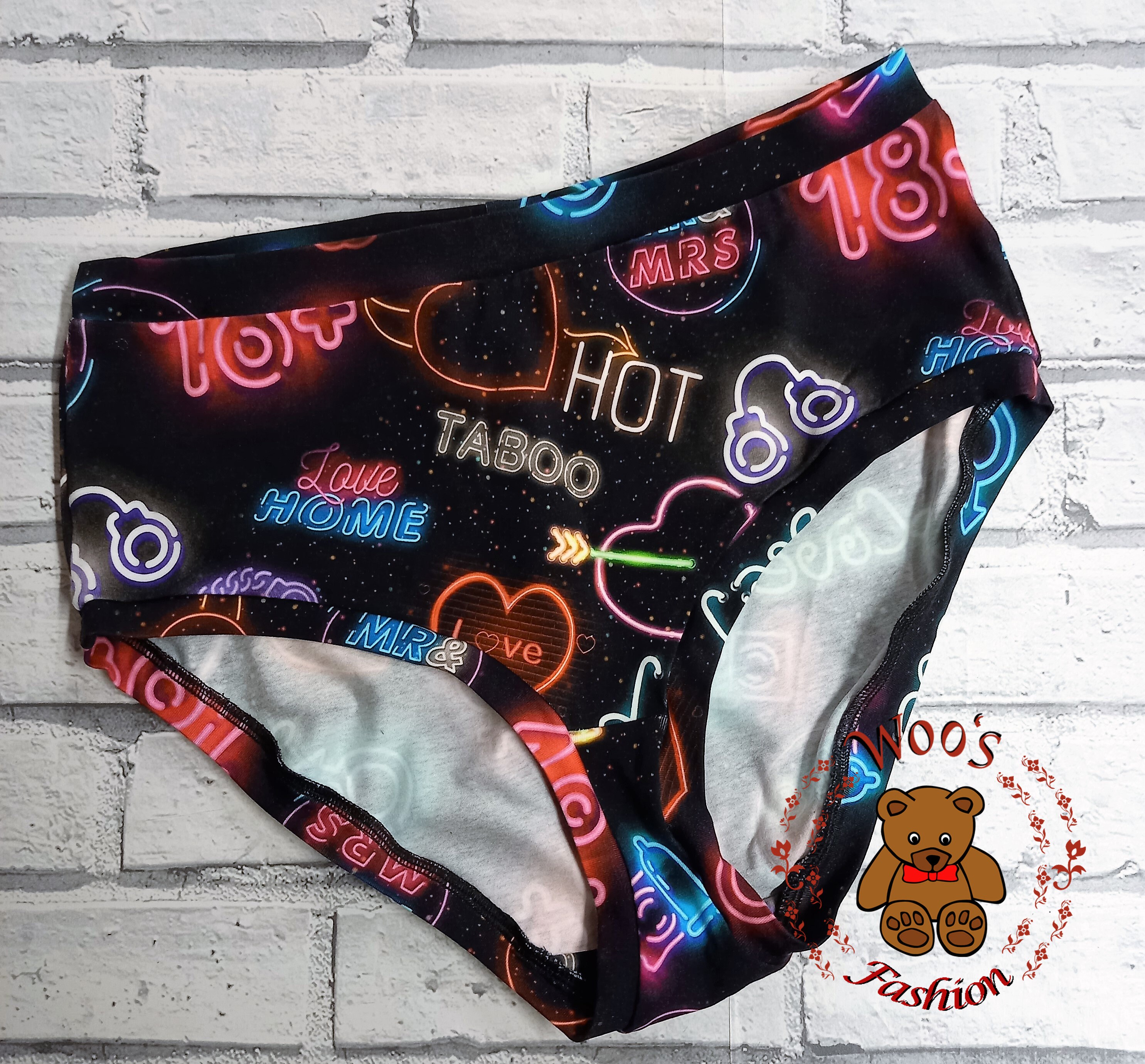 Ladies Briefs, Women's Hearts Panties, Tasteful Anniversary Gift for Her,  Wife, Girlfriend