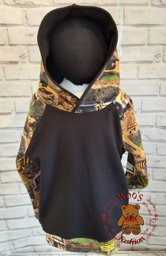 Boy s Construction Hoodie Boy s Digger Hoodie Boy s Clothing