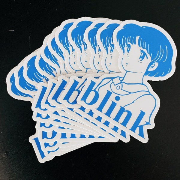 Blink 182 Anime Girl Sticker