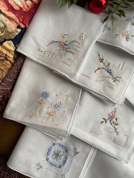 小物 1900s Hand Embroidery Handkerchief 小物 1900s Hand Embroidery