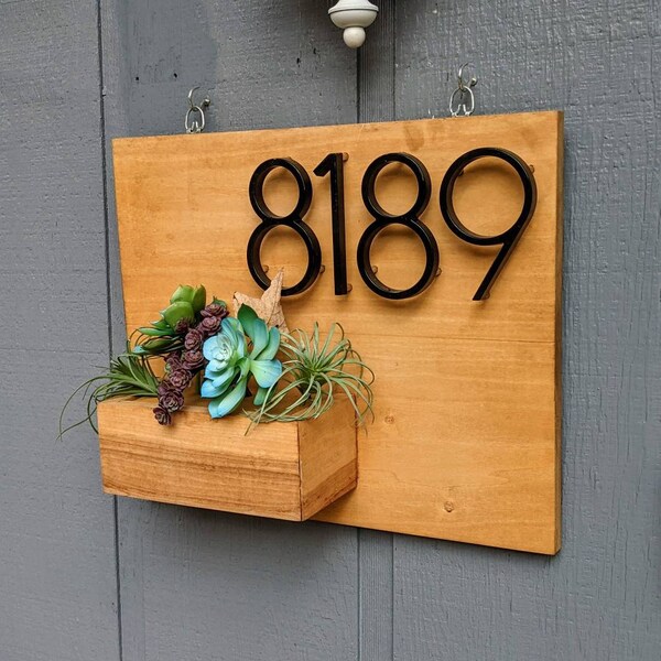 Address Planter - Etsy
