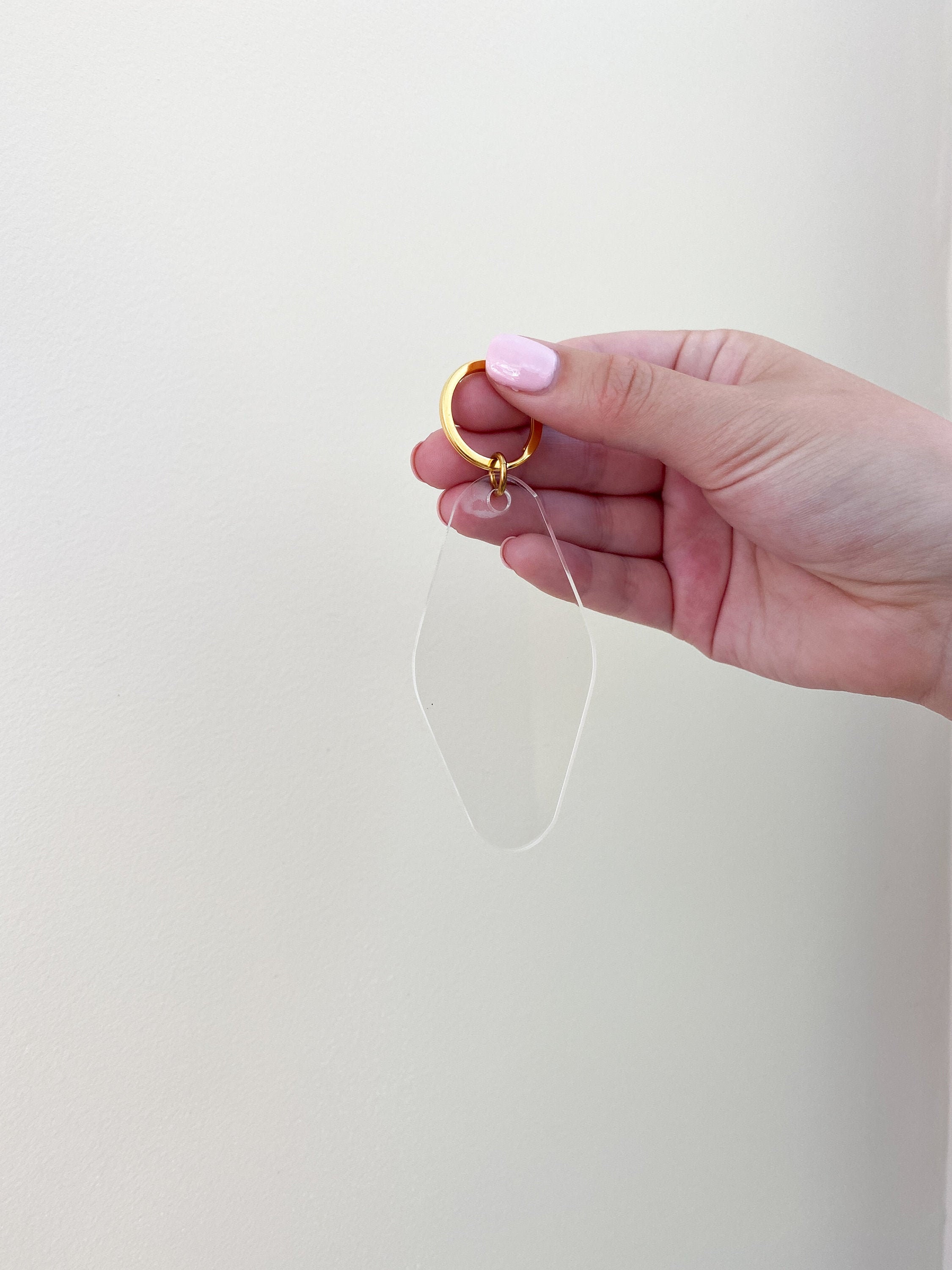 Motel Keychain Blank Acrylic Keychain Blank Monogram Etsy