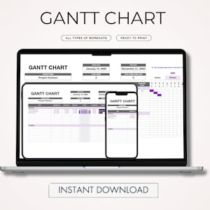 Plantilla de diagrama de Gantt diario automático para Hojas de cálculo de Google, cronograma de proyectos, seguimiento de tareas, planificador de proyectos en equipo y herramienta de gestión de proyectos.