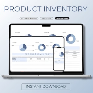 Product Inventory Tracker, Small Business Inventory Template, Google Sheets, Inventory Management, Inventory Log, Order Tracker Tool