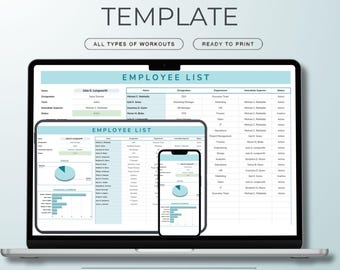 Employee Training Plan And Tracker Template, Google Sheets Staff Training Program, Employee Development Tracker, Training Management Tool