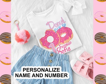 Donut Shirt, Donut Birthday Shirt, Donut Birthday Outfit, Donut Party Shirt, Girl Donut Birthday Shirt